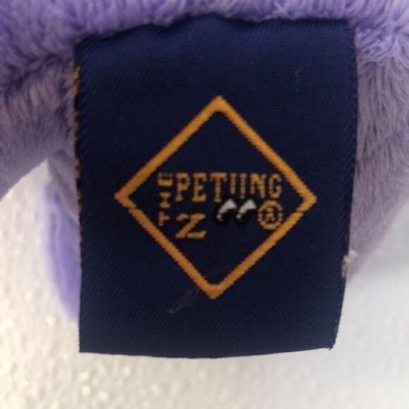 Balloons for you Soft plush Purple/Lavender Baby Hippo rattle Inside Sewn Eyes‎ - Picture 9 of 12